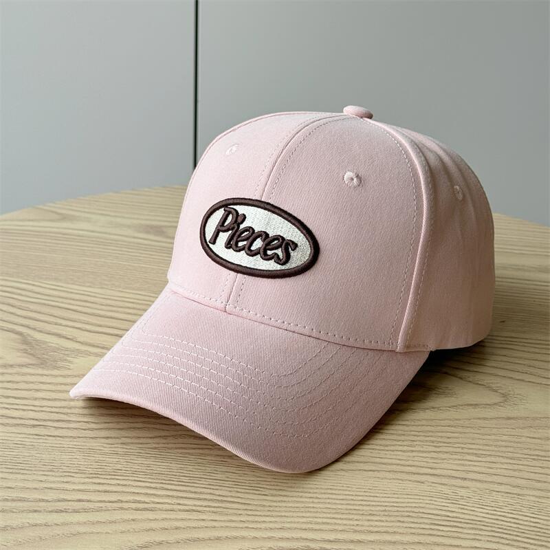 New spring and summer sun protection large brim letter-printed baseball cap for men, Korean style couple's baseball cap for women, trendy