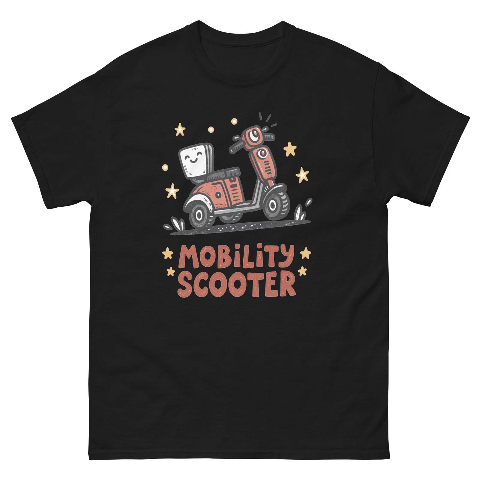 Mobility Scooter Transportation Vehicle Illustration T-Shirt 3XL
