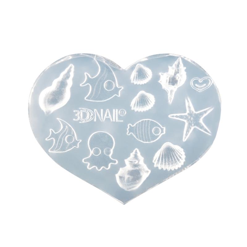 3D Nail Art Silicone Mold Flowers Love Stars Moon letter number Handicrafts Nail Decoration Moulds DIY Nail Tools Accessories