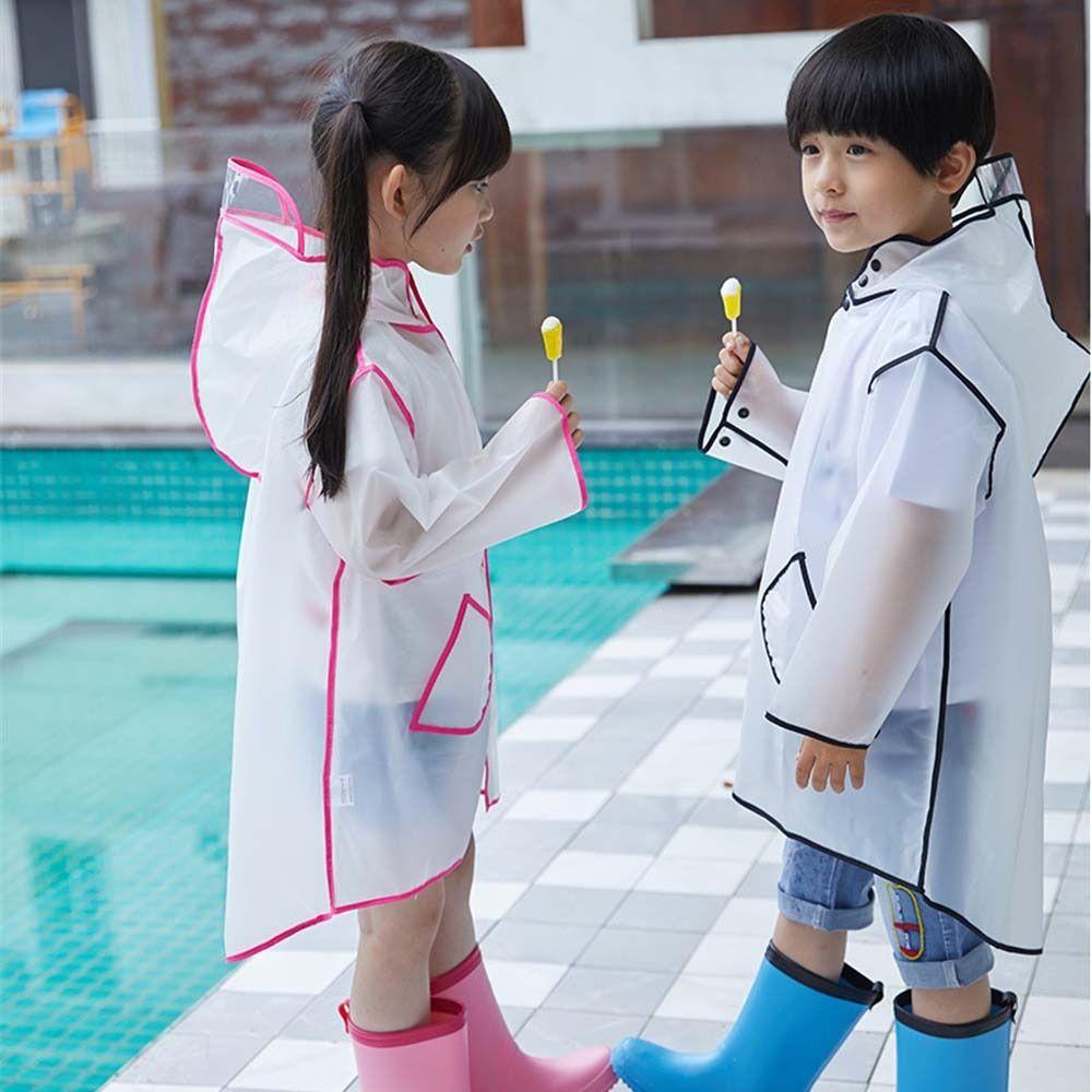 

Tassels EVA Transparent Children Raincoat Pointed Cap Emergency Rain Coat Outdoors XL розовый