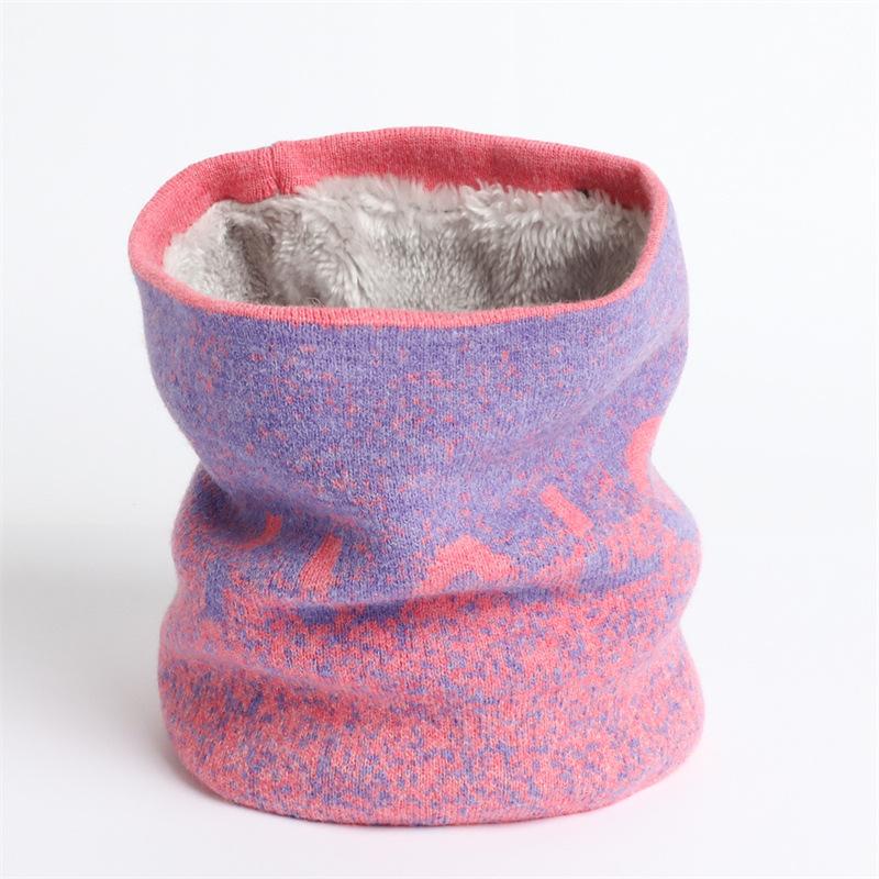 

Новый вязаный нагрудник для мужчин и женщин, осенне-зимний шейный платок, утолщенный теплый шарф, модная лыжная маска, шейный платок с кольцом, глушитель Bufanda 24cmX21cm