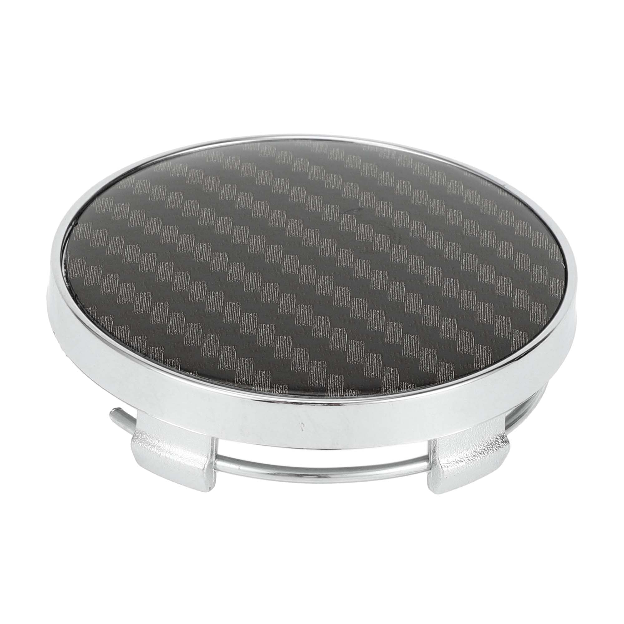 

ACROPIX 60мм 2,36 Рисунок под углеволокно Серебристый тон Черный Универсальный центр ступицы автомобильного колеса