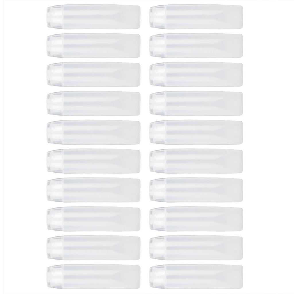 20Pcs Empty Cosmetic Tube Leakproof Refillable Shampoo Container Facial Cleanser Squeeze Bottle30ml