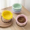 Ceramic Cats Water And Food Dish Bowl Nonslip Feeder Bowl For Pet Kitten Watering Feeding Tool Home Use