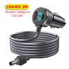 2m/3m Pro Starlink Mini Autoadaptér Stabilní 48W Nabíjení s Digitálním Displejem 12-24V DC Napájecí Kabel Adaptér do Zapalovače Pro Auta Obytné Vozy Lodě