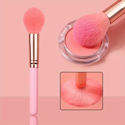 Single-piece New Girlish Soft Blush Brush, Loose Powder Brush, Setting Brush, Highlighter Brush, Beginner Makeup Brush, Beauty Tool
