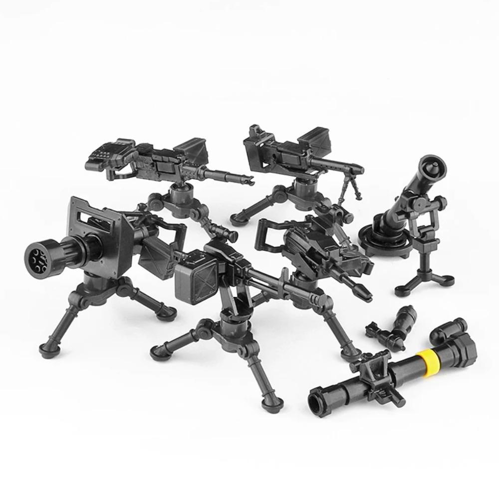 25/50/100/200Pcs Military SWAT Gun Cannon Building Blocks Weapon Army Police MOC Figure DIY Accessories Model Bricks DIY Toys