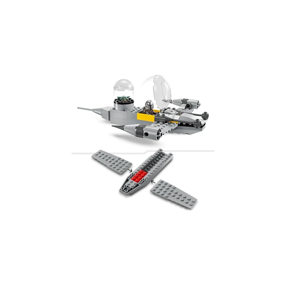 LEGO Star Wars Mandalorian N-1 Starfighter Toy Building Set for Kids Ages 4-6