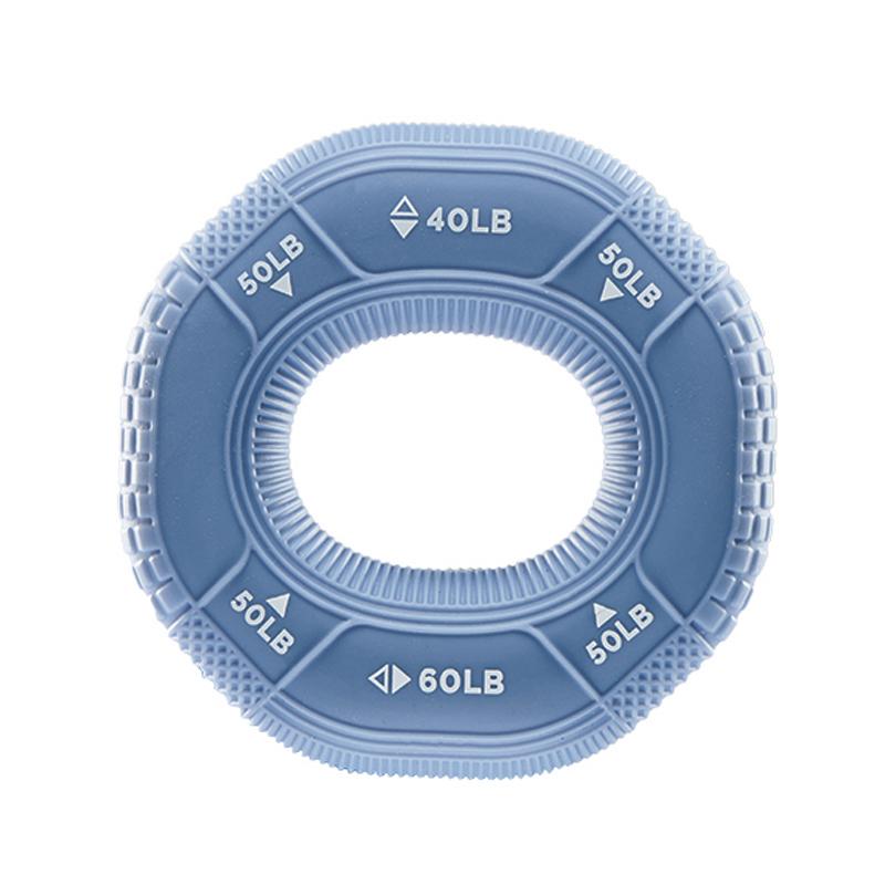 Silicone Adjustable 20-90LB Hand Grip Arm Strength Exercise Gripping Ring Fitness Gym Finger Forearm Trainer Carpal Expander