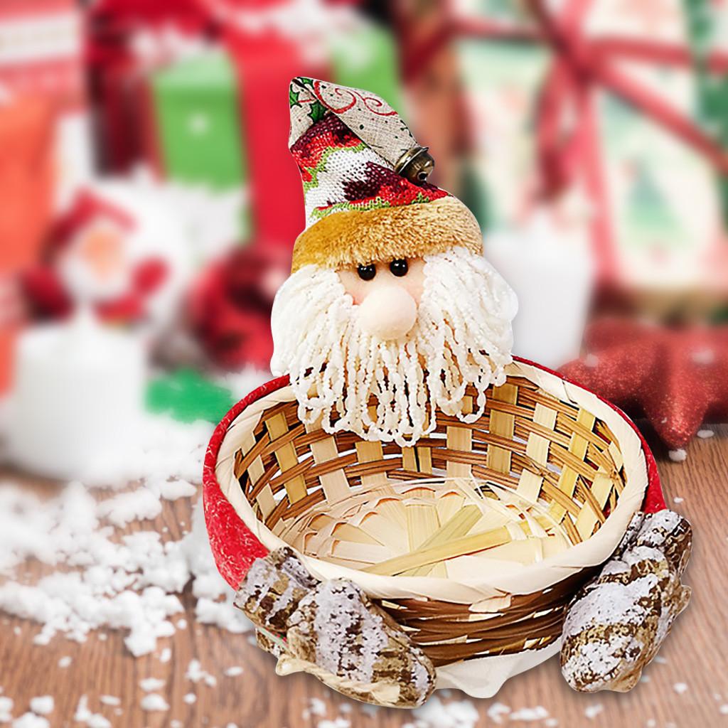 Christmas Candy Storage Basket Decoration  Storage Basket Gift Large