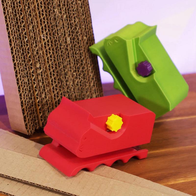 Cardboard Cutting Machine for Homemade Cat Scratching Boards 3D Printed Cardboard Cutter Handheld Cutter DIY Cat Scratcher Tool