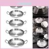 Practical Cooking Handle Double Pan Even Heat Distribution Frying Pans Convenient Pans For Various Cooking Techniques