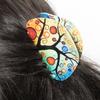 1pc Half Circle Countryside Scenery Clip, New Product, Medium Size Hair Clip, Night Hair Accessory, Hair Clip