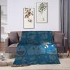 Cartoon D-Doraemon  Blanket Quality Soft Warm  Throw Blanket Spring Camping Outdoor Pattern Bedspread