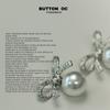 Delicate Bow Accessories Buttons Fur Mink Buttons Pearl Buttons Coat Cheongsam Wool Metal Decorative Buttons