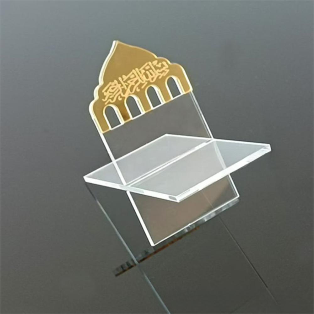 Акриловая Декорация Ид аль-Фитр Семейное Украшение Исламская Тема Подарок на Ид аль-Фитр Полка для Мелких Вещей Декоративная Полка