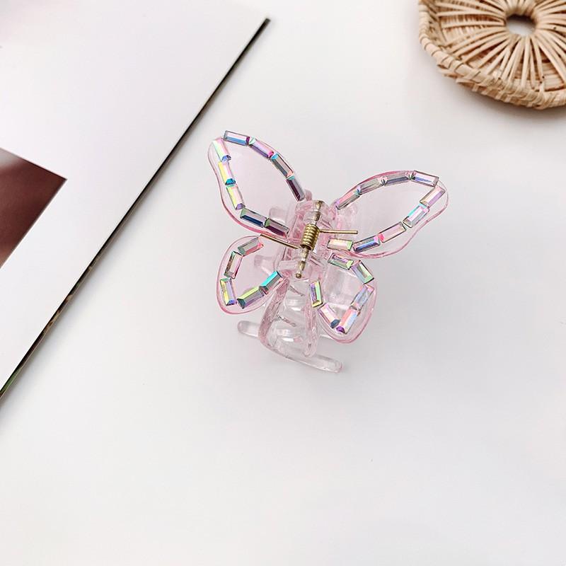 8 Style Transparent Mini Hair Pins Claw Crab Girls Women Barrette Acrylic Butterfly Hair Clips Korean Hair Accessories