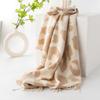 Women's Autumn/Winter Imitation Cashmere Leopard Print Tassel Scarf Shawl