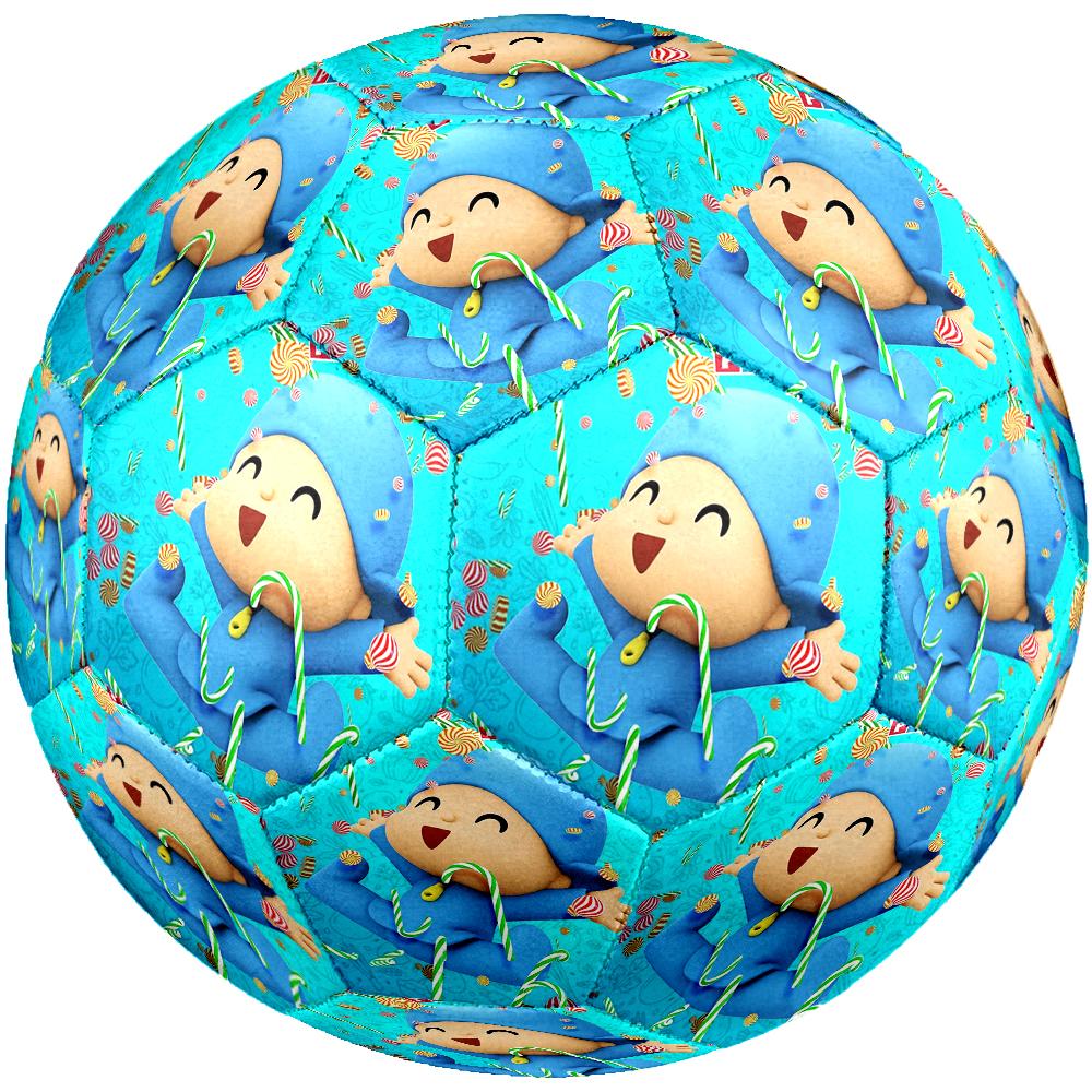 Pocoyo Theme Size 5 Soccer Ball, Suitable for Both Indoor and Outdoor Matches, a Gift Suitable for Everyone.