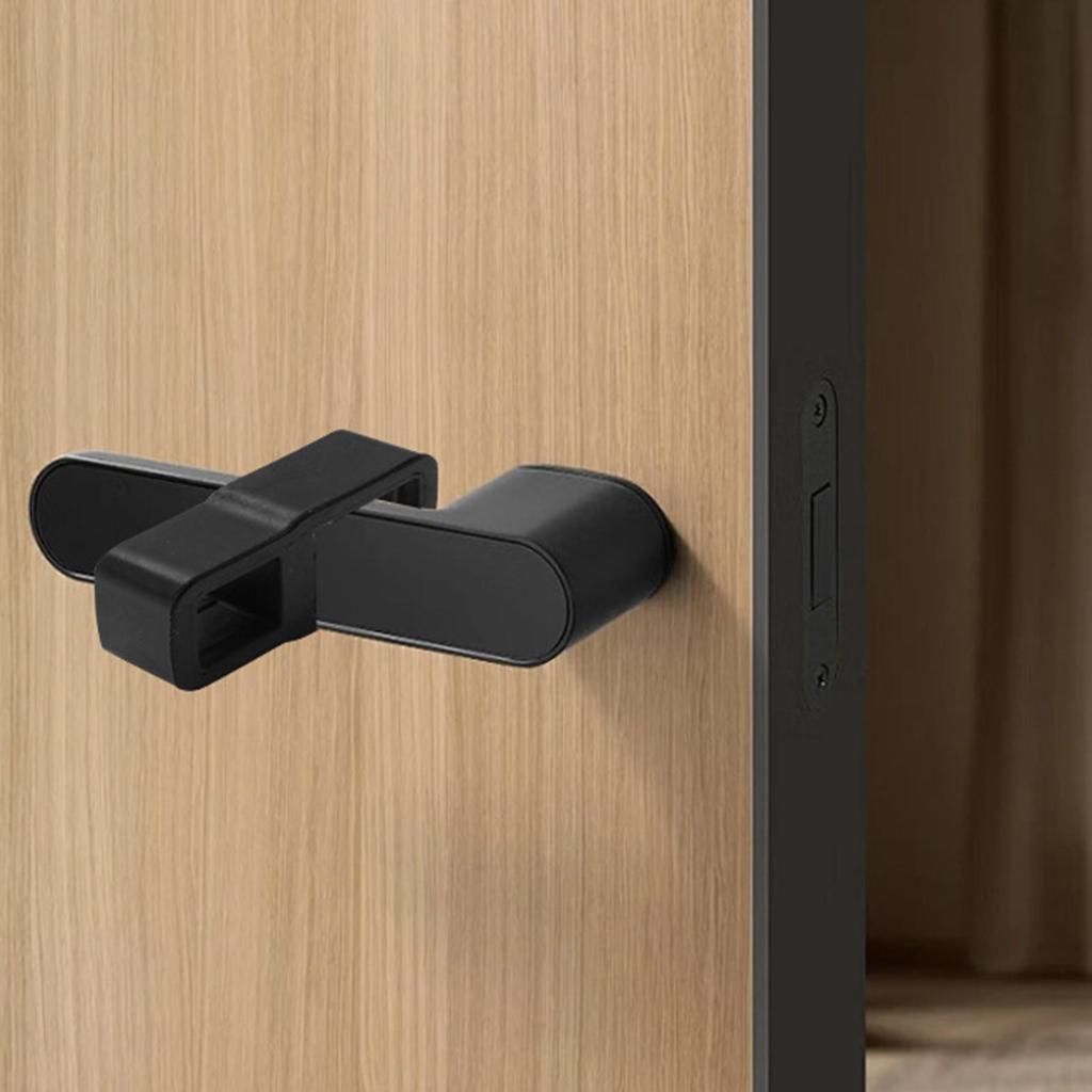 Door Handle Stopper Soft Silicone Door Handle Protective Stopper No Drilling Door Bumper Stopper Furniture Protector