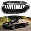 For BMW For E39 1997-2003 Front Kidney Grille Left and Right for 5 Series Sedan 525i 528i 540i M5 OEM Fit Chrome Black