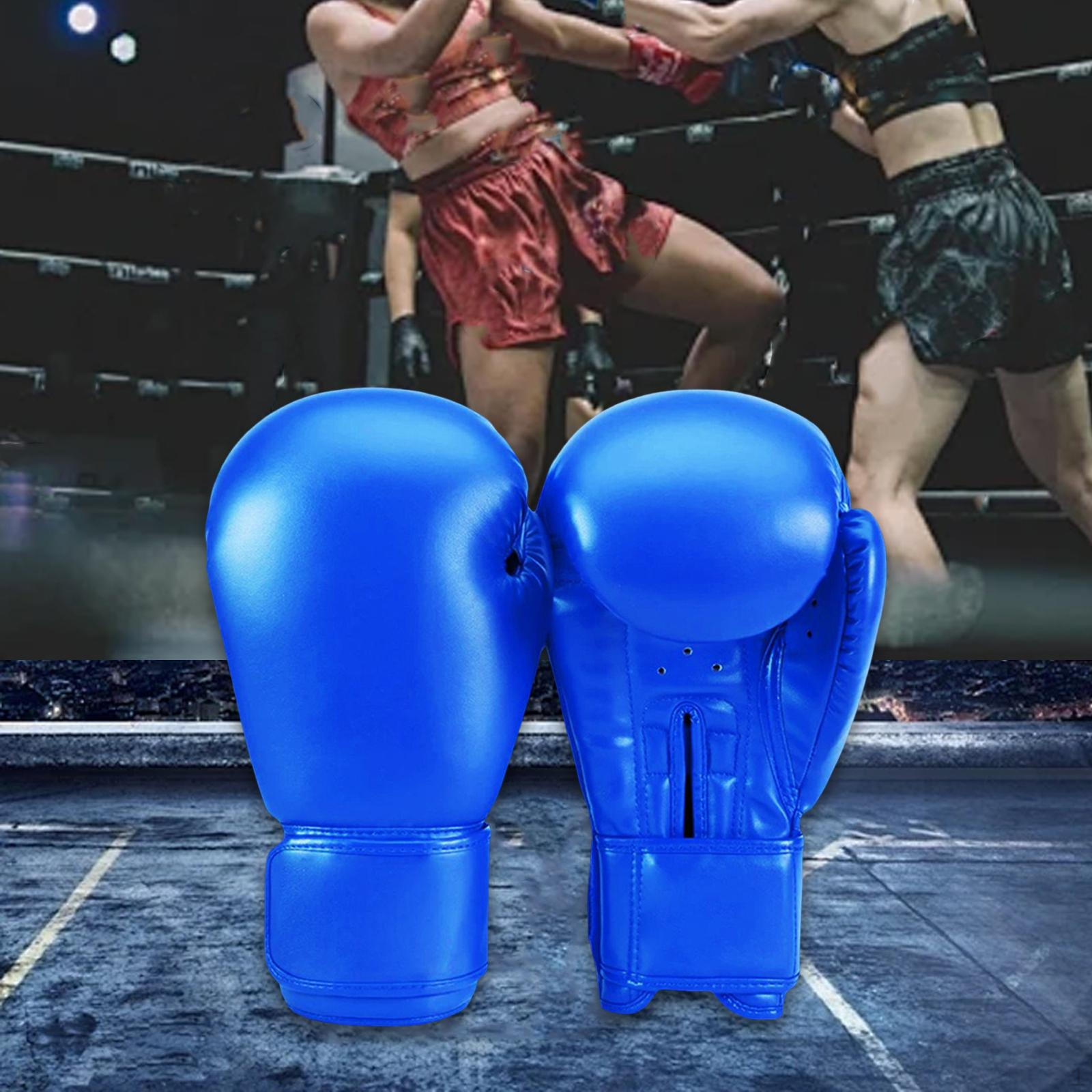 

Взрослая экипировка для бокса с боксерским мешком, лапами-подушками и поддержкой запястий синий