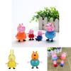 Bunte umweltfreundliche Peppa Pig Familie Freunde Actionfiguren für Kinder 25-teiliges Set
