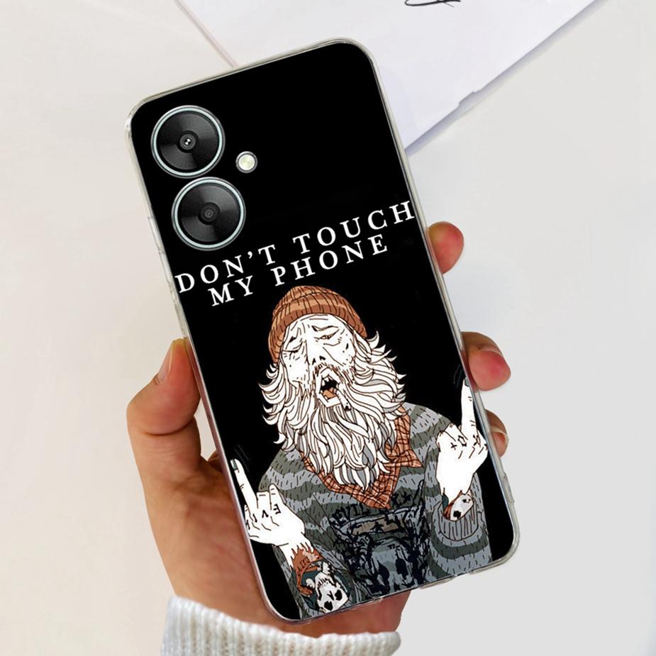 For Xiaomi Redmi 13C 5G Case Redmi 13R Stylish Painted Back Cover Soft Silicone Phone Case For Redmi 13R Redmi13C 5G Fundas Capa