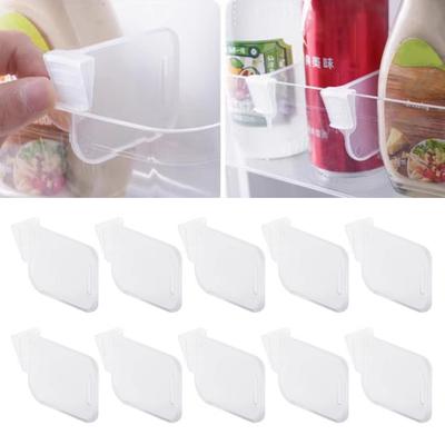 Přihrádka do dveří lednice Průhledný design Snadná instalace zacvaknutím PP plast Nastavitelná přepážka Flexibilní organizér úložiště