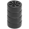 4Pcs 63mm RC Rubber Tires Drift Tyres Replacement Fit for WPL D12 (015BL) RC Car