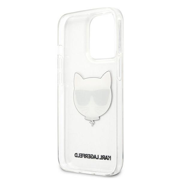 Etui Do iPhone 13 Pro Max Karl Lagerfeld Choupette Head Przezroczyste
