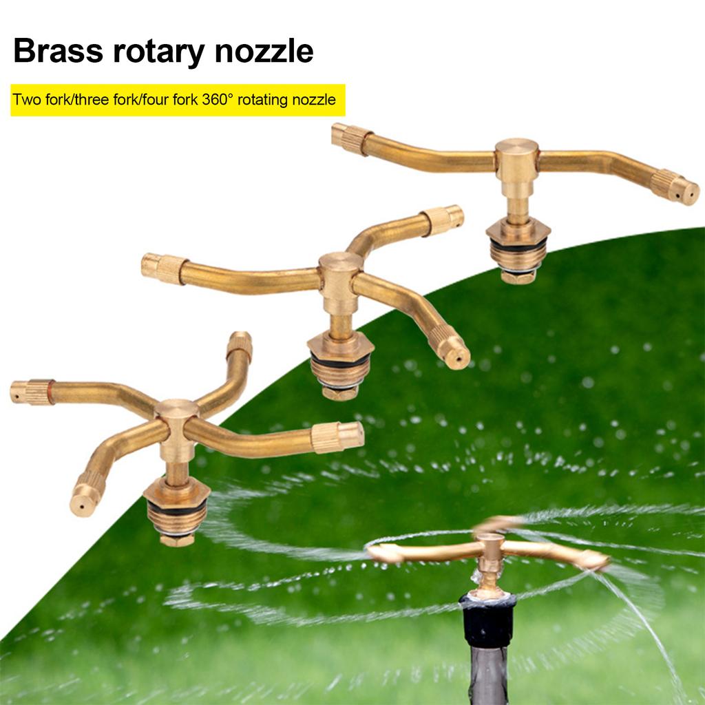 Three Pronged Sprinkler Head (with Video), 4 Point Two Pronged, Three Pronged, Four Pronged Rotating 360 Degree
