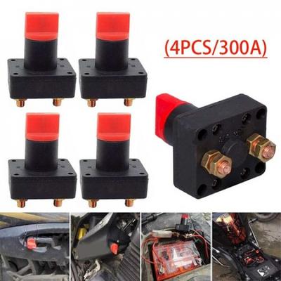 4x DC12V 300A Batterieschalter Ein Aus Drehschalter für LKW Auto Boot Trennschalter