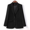 Toluoman Women's Padded Business Casual Blazer