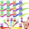 12pcs 10cm Floating Blowball Game Party Competition Mini Game Floating Blow Pipe Balls Creative Ball Games Party Small Gifts