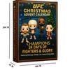 2D Plochý akrylový ultimátní bojovník adventní kalendář, s 24 legendami a šampiony UFC, dárky pro fanoušky UFC