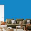 Wallpaper Solid blue background, blue bottom for living room and bedroom 50x1000