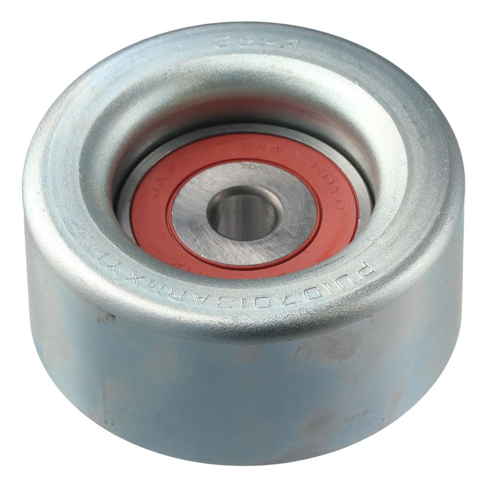 Qicarkey Drive Belt Idler Silver Red Metal Car Replacement Fits Toyota and Tacoma Pulley, Accessory, 16604-31010, 4Runner, Camry,