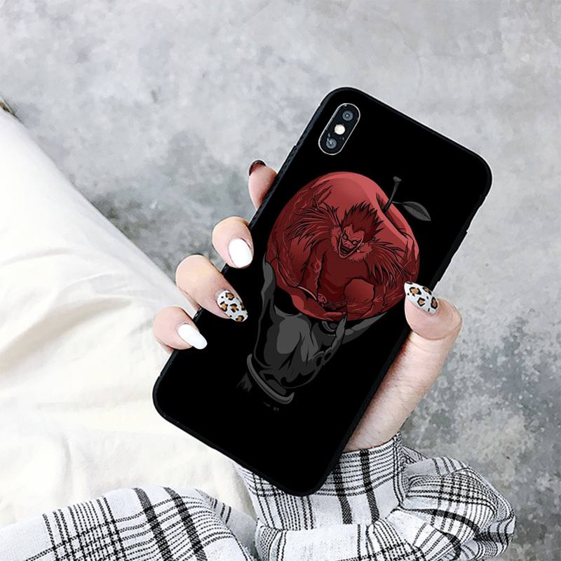 MaiYaCa Anime Manga Death Note Ryuk Phone Case for Iphone 13 11 12 Pro XS MAX 8 7 6 6S Plus X 5S SE 2020 XR Cover