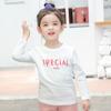 Koreanisches Kinder-Bottom-Shirt Mädchen-Rundhals-Buchstaben-Langarm-T-Shirt