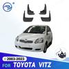 4Pcs Mud Flaps Splash Guards For Toyota Vitz 2003 04 05 06 07 08 09 -2023 Front and Rear Mudguards Car Accessories Auto