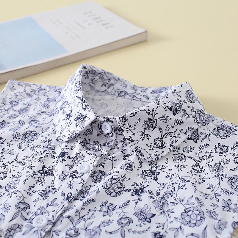 Women'S Fake Collar Versatile Fake Collar Floral Shirt Collar Shirt Collar Fake Collar Decorative Accessories Collar
