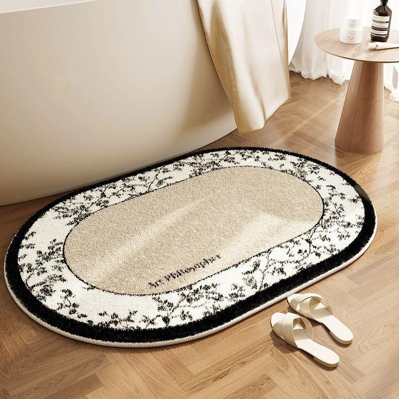 Tappetino da Bagno Assorbente per Doccia Tappetino per Piedi Casa Ingresso Bagno Tappeto Peluche