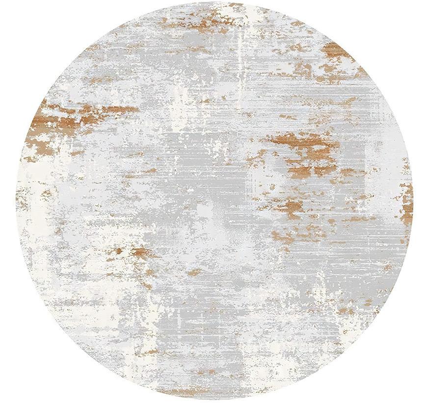 Modern Simple Round Crystal Velvet Carpet Easy To Care Computer Chair Floor Mat Bedroom Dresser Floor Mat Home Decor
