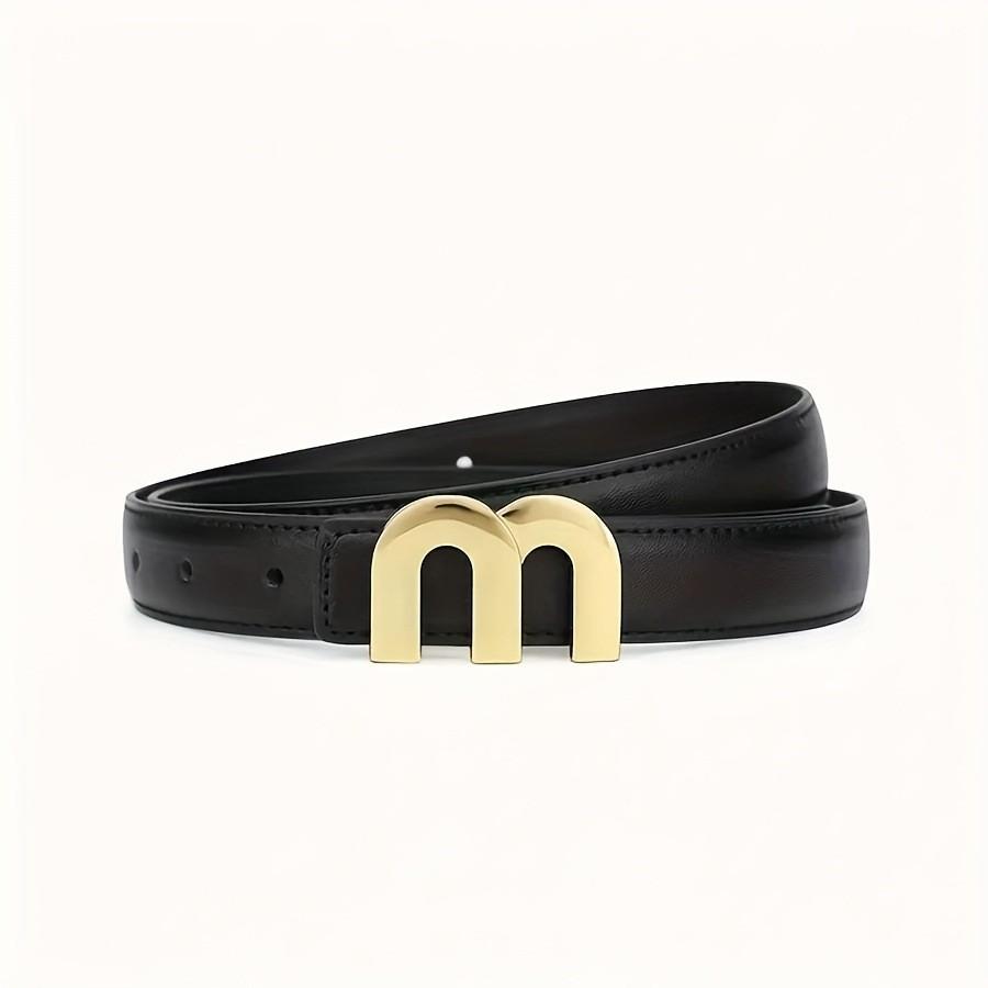 Light Luxury Women's Fashion Belt, High-quality Gold Buckle, Is Most Suitable for Matching Women's Denim Belt Dress