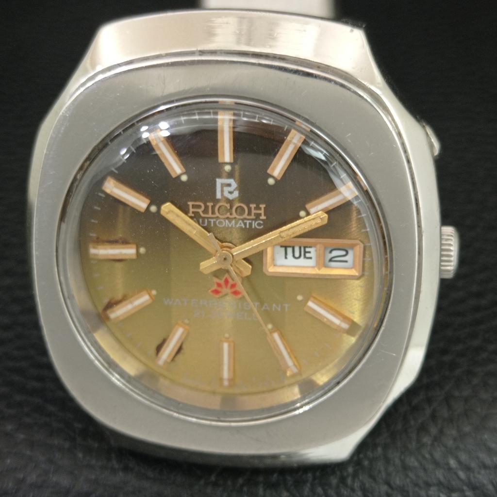 GENUINE VINTAGE RICOH R31 AUTOMATIC JAPAN MENS ORIGINAL DIAL WATCH a709441-1