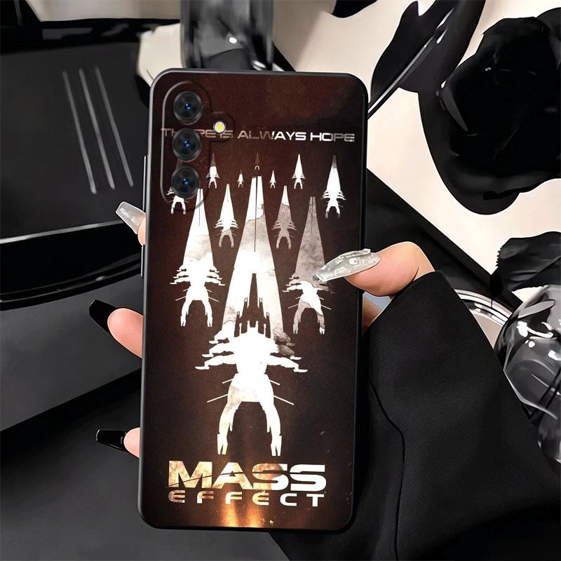 Soft Phone Case For Samsung A17 A37 A57 A16 A36 A56 A15 A35 A55 N7 Mass Effect A14 A34 A54 A13 A33 A53 A27 A26 A25 A24 A23 A07 A
