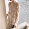 French Romantic Lace Shirt New Women's Long Sleeve Hollow Sexy Hoodie T-shirt