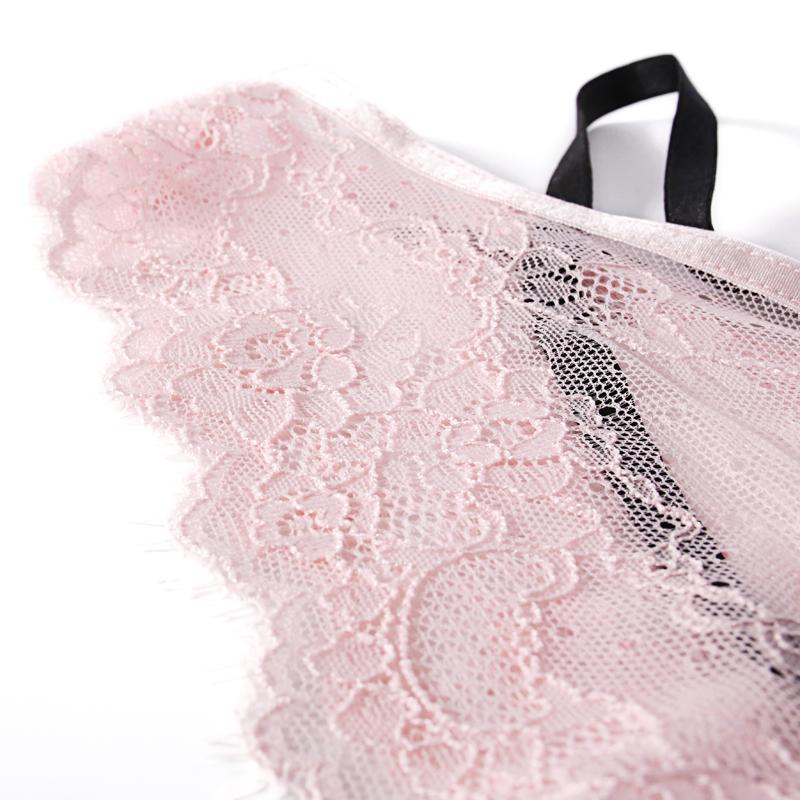 CINOON Sexy Women Lace Panties Low-waist Ultrathin Transparent Briefs Solid Bow Comfort Intimate Underpant