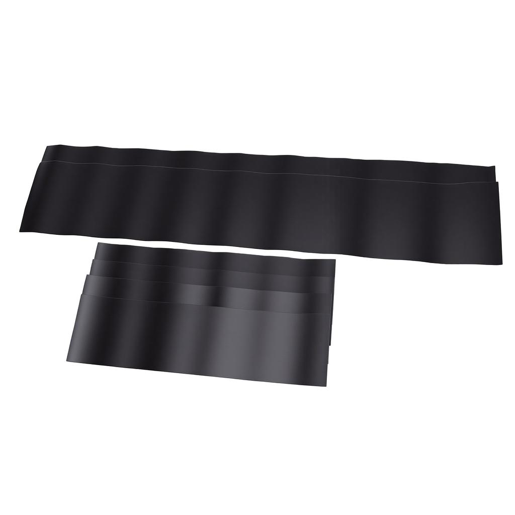 Door Kick Plate Protector Set 6 Pack Self Adhesive Door Guards Pet Scratch Protector for Home Doors PP Door Protector